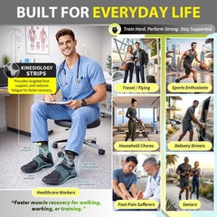 Compression Socks Ankle Brace Arch Support for Heel Pain Relief