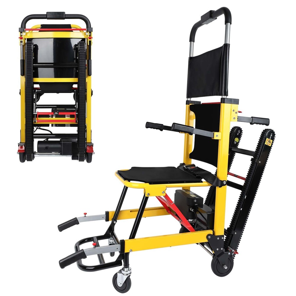 Motorized Stair Climbing Wheelchair , 441Lbs Lockable Seat for Indoor/Outdoor