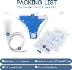 Silicone Wearable Urinal Bag Catheter Portable External Collector for women/ men