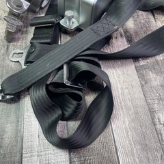 Q’Straint Wheelchair Tie Down L Track Retractor Belt Kit Used Parts AS IS