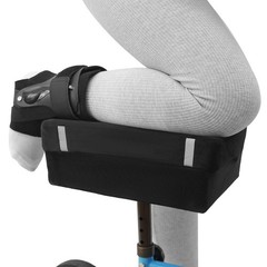 HuCPAPxi Knee Scooter Pad Cover with 2“ Removable Highly Resilient Black