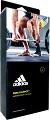adidas Performance Ankle Support Sleeve Climacool Breathable Black Red Size L