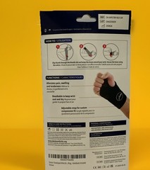 Dr. Arthritis Wrist Brace Compression Support. Small Black. NIOB.