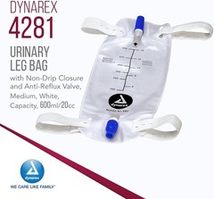 Discreet Urinary Leg Bag with Non-Drip Closure – Box of 12, 600ml Capacity