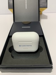 Audien Atom Pro 2 Rechargeable OTC Hearing Aids Open Box UV Cleaning