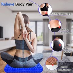Gel Seat Cushion for Long Sitting Extra Thick Gel Cushion for Wheelchair So…..