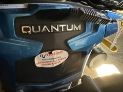 Quantum Power Wheelchair w/ Joystick, Headrest, Footrest Blue/Black