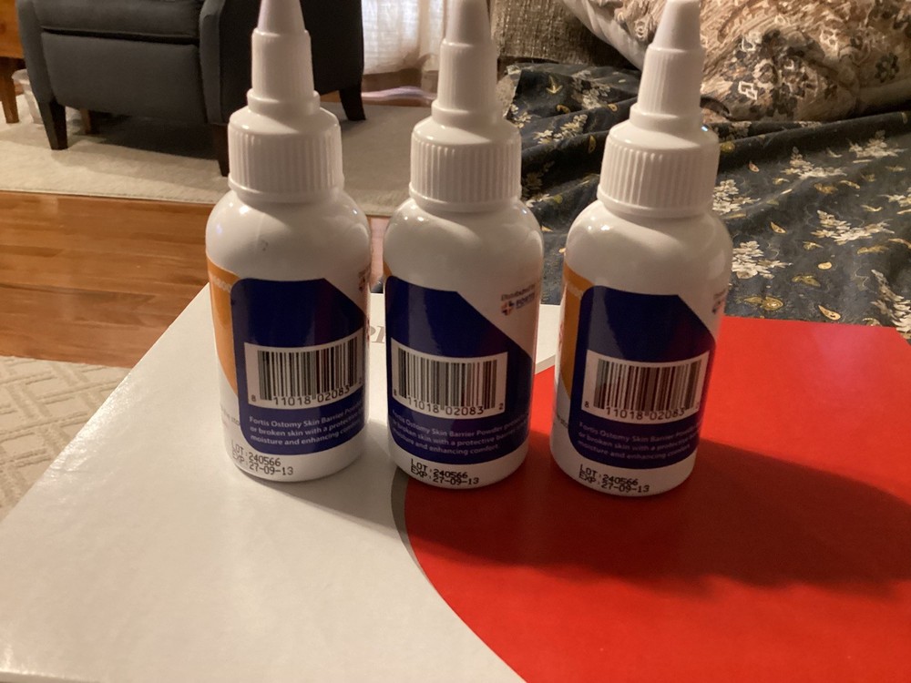 3 Entrust 6800 Skin Barrier Powder Bottles Expires 9/27