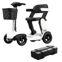 4 Wheel Folding Mobility Scooter Electric Power Wheelchairs Long Range -OPEN BOX
