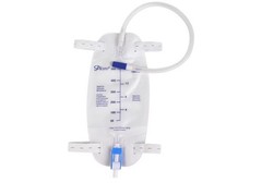 3 Pack Easy-Tap Catheter Leg Bag Urinary Drainage Bag, 500ml