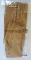 Silver Steps EZ Zip Zipper Open Toe Compression Socks 20-30 mmHg Medium Beige