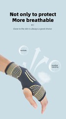 Copper Wrist Hand Brace Support Splint Carpal Tunnel Sprain Arthritis Sports