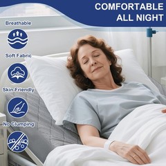 1 Pack Hospital Bed Set,Hospital Fitted Bed Sheets for Home Use & Hospital Ca…
