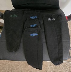 Lot of five (5) Knit-Rite Soft-Sock Prosthetic Socks, 3- and 5-ply, Lightweight