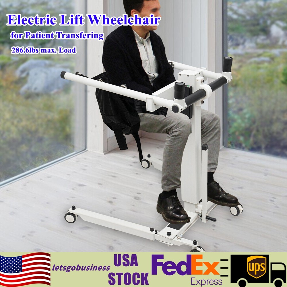 Electric Patient Lift Transferring Wheelchair for Home/Hospital Use 130 kg max.