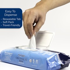 TENDERProtect® Adult Wipes with Aloe, Extra-Large Washcloth (9×12) for Incont…