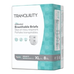 Tranquility Essential Incontinence Brief XL Breathable 2747 Heavy 64 Ct
