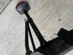 iWALK iWALK 2.0 Hands-Free Crutch Adjustable Height Adult Black/Red