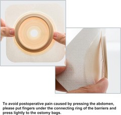 21 PCS Two-Piece Ostomy Pouches with Activated Carbon Filter for Freshness