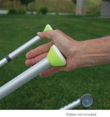 Walker Glides, Walker Glide Caps, Walker Slides, Rubber Tips, Green, 2 Count