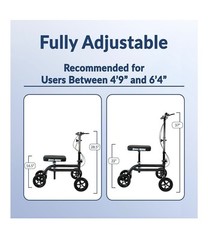 KneeRover Economy Steerable Knee Scooter Knee Walker for Adults Foot Surgery
