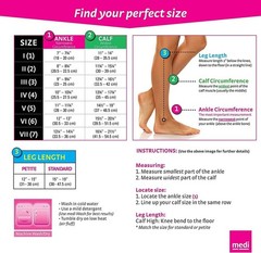 medi Sheer & Soft for Women, 8-15 mmHg, Calf High Compression Stockings,…