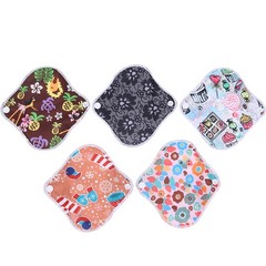 Menstrual Pad Reusable Waterproof Bamboo Charcoal Fiber Cloth Washable Women