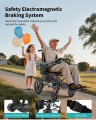 22″ Extra Wide Seat Electric Wheelchairs for Adults & Seniors, Support 330 lbs