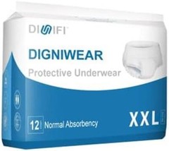 Digniwear Protective Underwear, Normal Absorbency, XX-Large, 48 Count – DGP1025