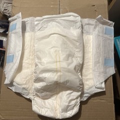Sample Of 2 Medium Generic Attends Blue Tape Vintage Plastic Adult Diapers 1990s