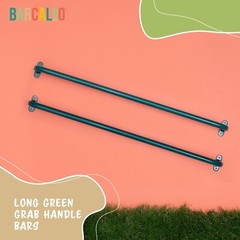 37 Inch Playground Accessories Metal Safety Handles – Long Green Grab Handle …