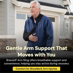BraceUP Arm Sling for Shoulder Injury for Women and Men – Rotator Cuff Torn, …