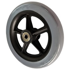 6/8 Inch Caster Universal Front Wheel Solid Tire Wheel Wheelchairs Accessories