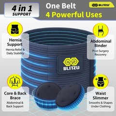 Adjustable Umbilical Hernia Belt for Men & Women – Abdominal Support Truss with