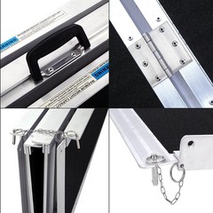 96″ Long Aluminum Multifold Wheelchair Scooter Mobility Ramp 600lb Capacity