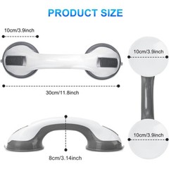 Grip Suction Cup Handle Bath Tub Bathroom Shower Grab Bar Hand Rail For Elder