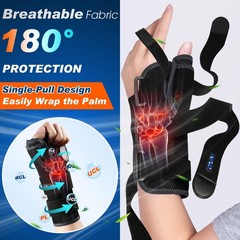 Wrist Brace with Thumb Support,Thumb Spica Splint Left Hand for De Quervain’s…
