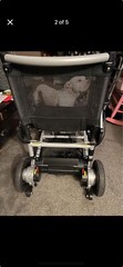 Zoomer Foldable Electric Wheelchair – Silver & Black