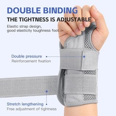 Hand Wrist Brace with Splints Support Arthritis Tendonitis Carpal Tunnel Pain