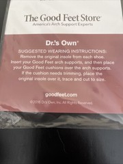The Good Feet Store Super Athletic Cushion Insoles Dr.’s Own Size XS Unisex