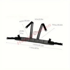 Adjustable Whole Body Safety Belt to Prevent Tilting or Falling Restraint Belts