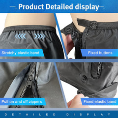 Water Resistant Walking Boot Cover for Orthopedic Boots With Anti-Slip Fractured
