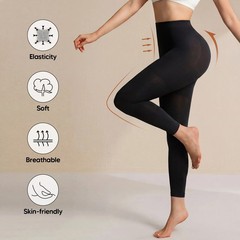 8-15 mmHg Compression Pantyhose for Women Footless High Waist Support Tights