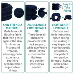 Inflatable Neck Stretcher – Adjustable Neck Pillow for Pain Relief