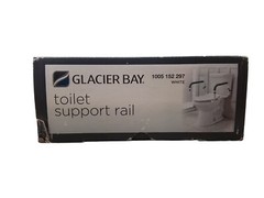 Glacier Bay FGB368GB THD Toilet Support Rail Adjustable Grab Bar OPEN BOX
