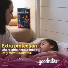 Goodnites Girls‘ Nighttime Underwear XXL 120-165 Lbs 24 Ct 2 Packs