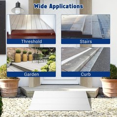 1″/2″/3″/4″/5″ Threshold Ramp Aluminum Door Ramp 700 lbs Wheelchair Ramps Steps