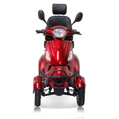 Heavy-Duty 4-Wheel 800W Seniors Mobility Scooter 500lb Capacity 31 Miles Range