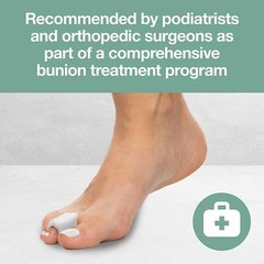 ZenToes Toe Corrector Bunion Straightener 4 Single Loop Spacers Separators Foot