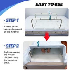 Blanket Lifter for Feet Lift Bar Sheet Riser Foot Tent Blanket Support Holder